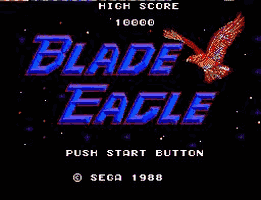 Blade Eagle 3D Title Screen